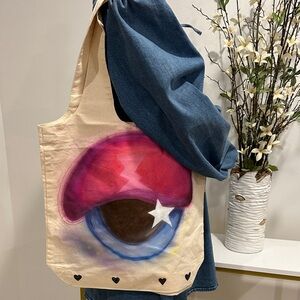 Hand painted Canvas Tote